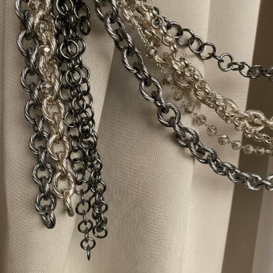 Gioielli Metallic Curtain Chain