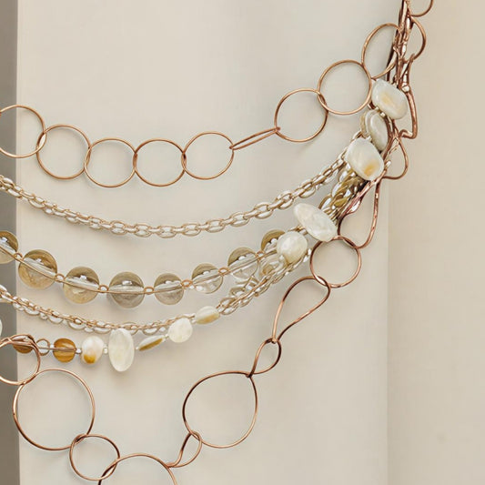 Artisan Bead & Ring Tiebacks – Textured Drapery Accents