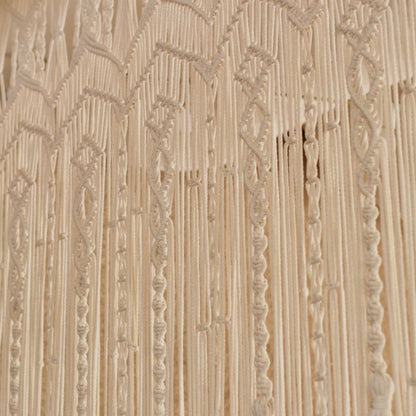 Handwoven Macramé Cotton Curtains – Boho Chic Textile Wall Art