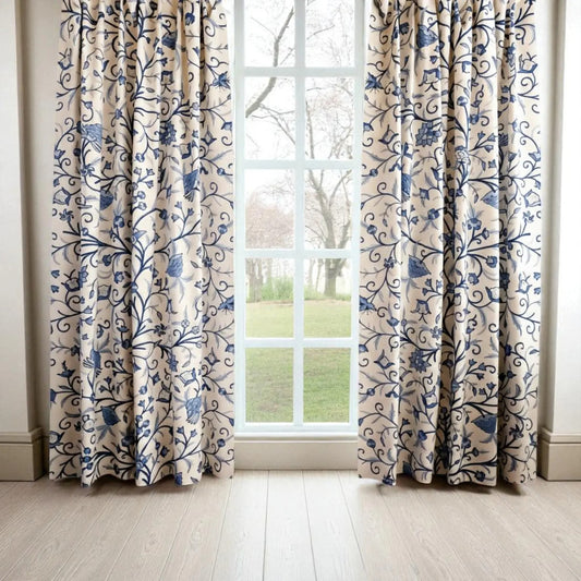 Artisanal Texture — Embroidered Mineral Drapery