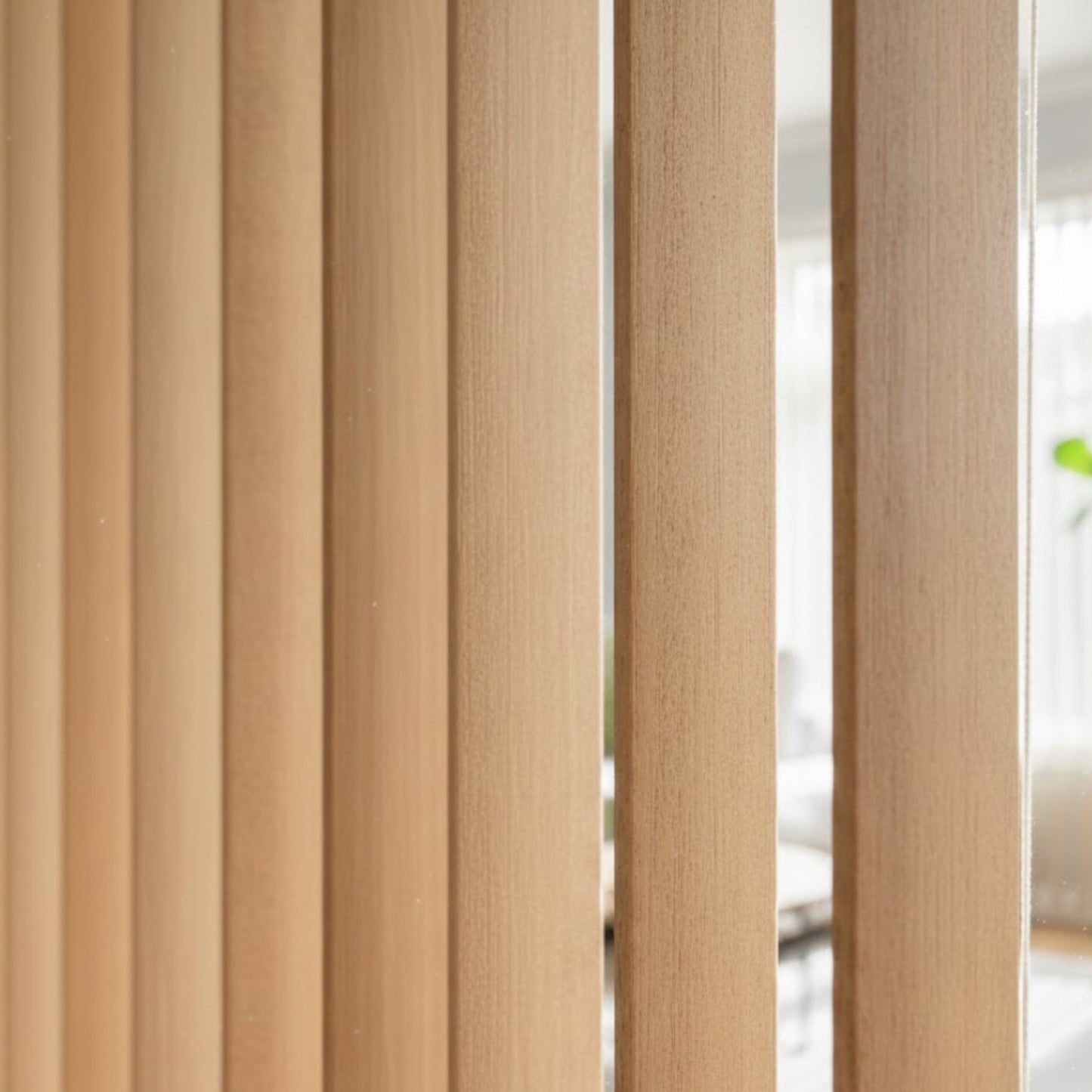 Honey Oak Venetian Blinds – Natural Hardwood Light-Filtering Shades
