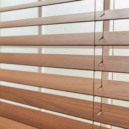 Natural Wood Venetian Blinds – Precision Horizontal Privacy Shades